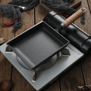 Premium Uncoated Square Frying pan