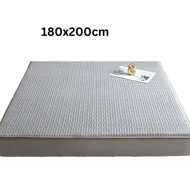 Pure Comfort Natural Latex Mat With 2 Pillow Cover (HIGH-GRAD-GRAY)