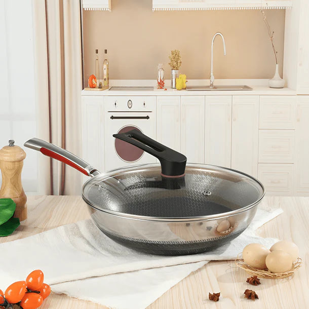 Steel Wave Non-Stick Fry Pan