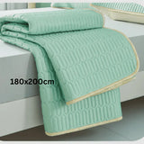 Pure Comfort Natural Latex Mat With 2 Pillow Cover (MINT GREEN)