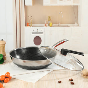 Steel Wave Non-Stick Fry Pan