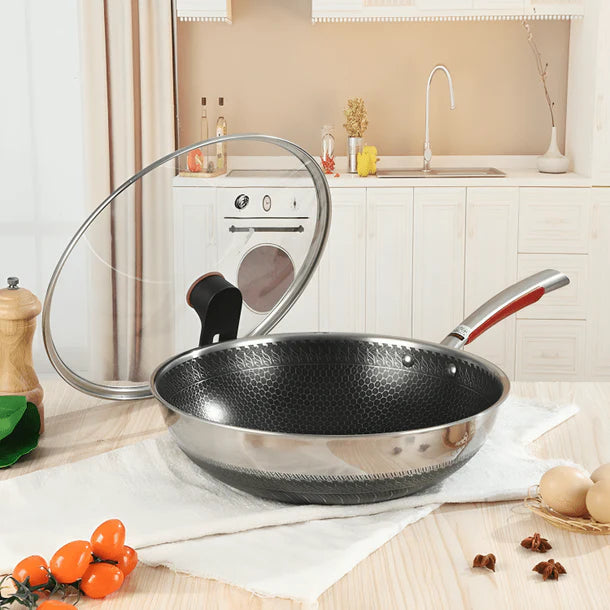 Steel Wave Non-Stick Fry Pan