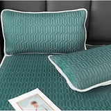 Pure Comfort Natural Latex Mat With 2 Pillow Cover (DARK GREEN)