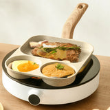 Multi-Compartment Non-Stick Maifan Stone Cooking Pan