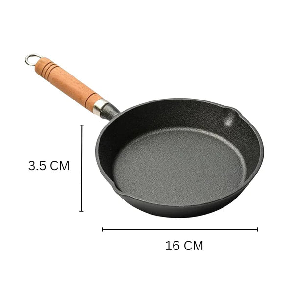 Quick-Heat Cast Iron Frying Pan