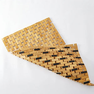 Elegant Non-Slip Wooden Shower Mat