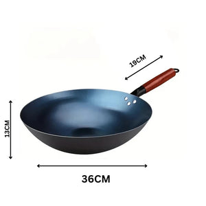 Heavy Duty Non-Stick Pan With Wood Handle